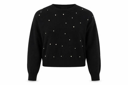 Front view of Divided by H&M women’s black jumper, size M