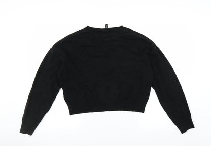 Back view of Divided by H&M women’s black jumper, size M