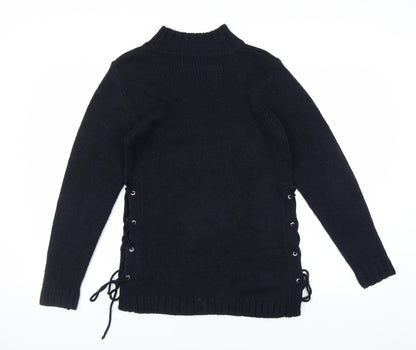 Back view of Brave Soul women’s blue jumper, size S