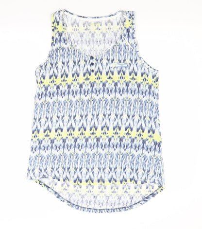 Additional front view of Dunes women’s blue t-shirt, size UK 12