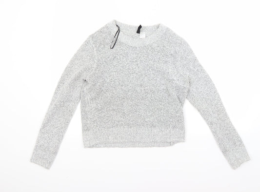 Divided Womens Grey   Pullover Jumper Size S
