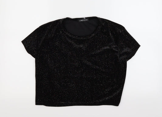 cameo rose Womens Black   Cropped T-Shirt Size 12