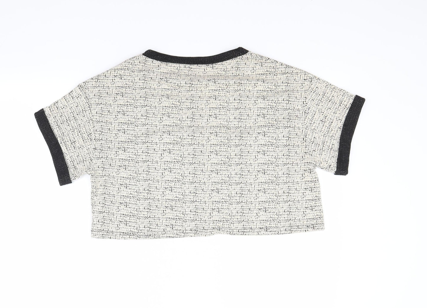 Select Womens Ivory   Basic T-Shirt Size 14