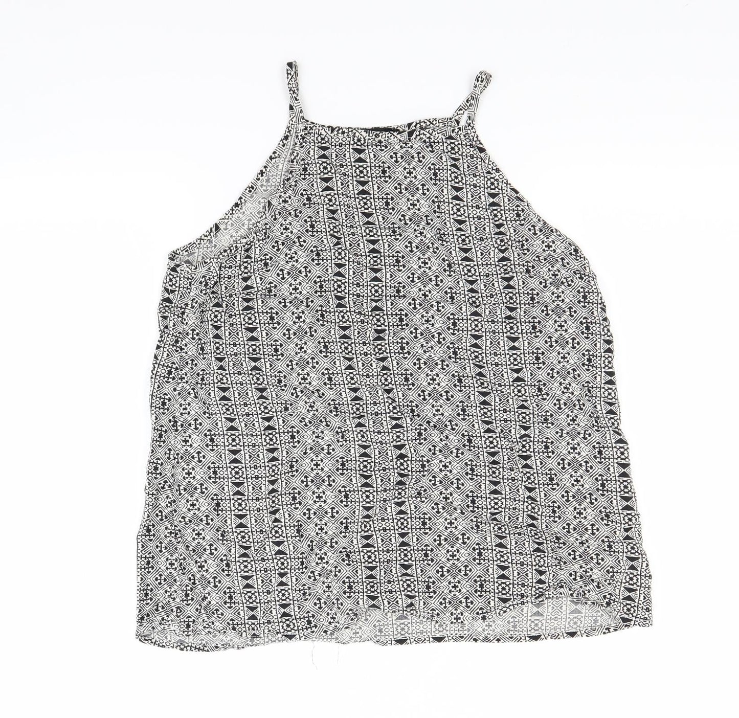 New Look Womens Grey   Basic Tank Size 8