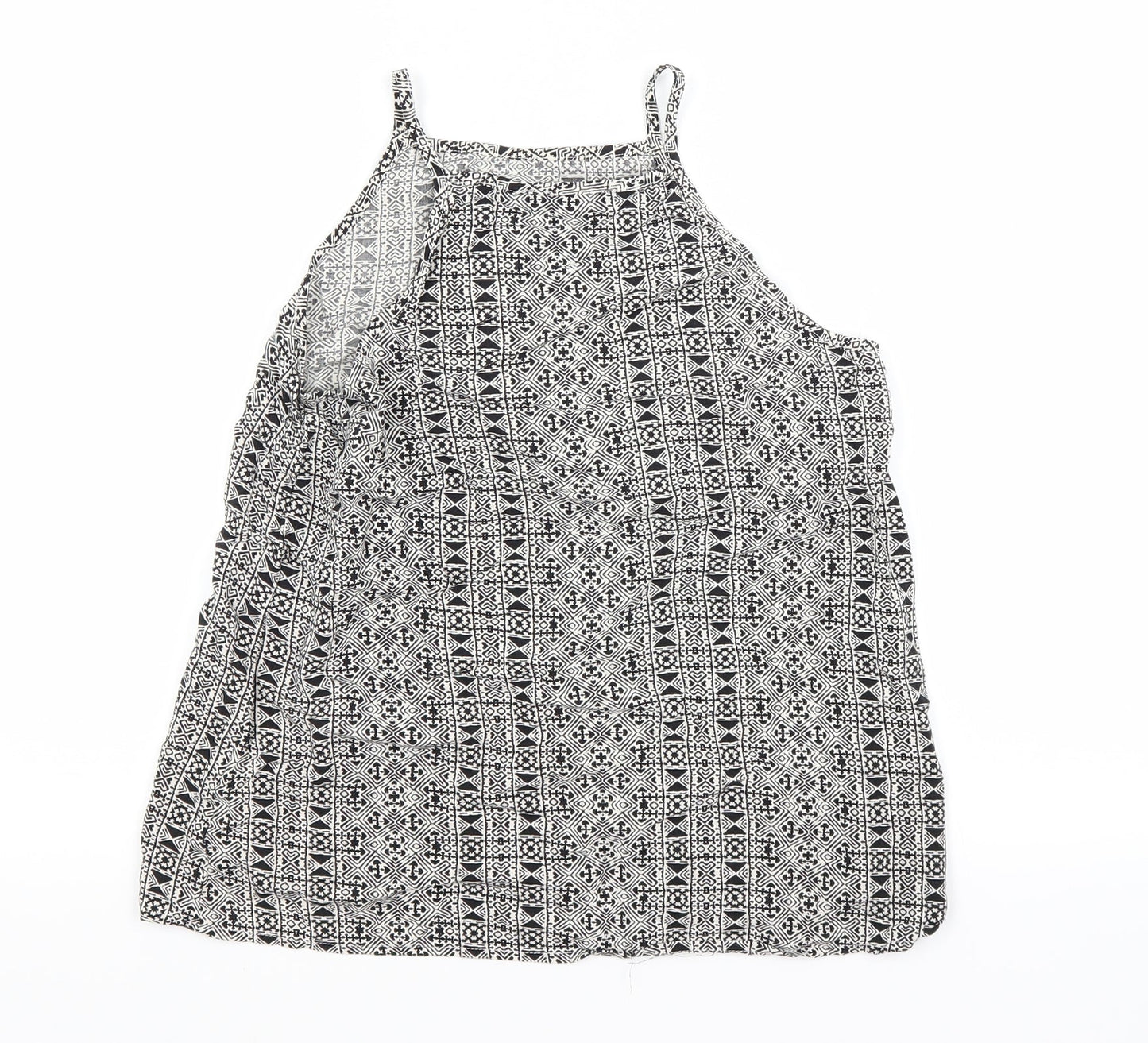 New Look Womens Grey   Basic Tank Size 8