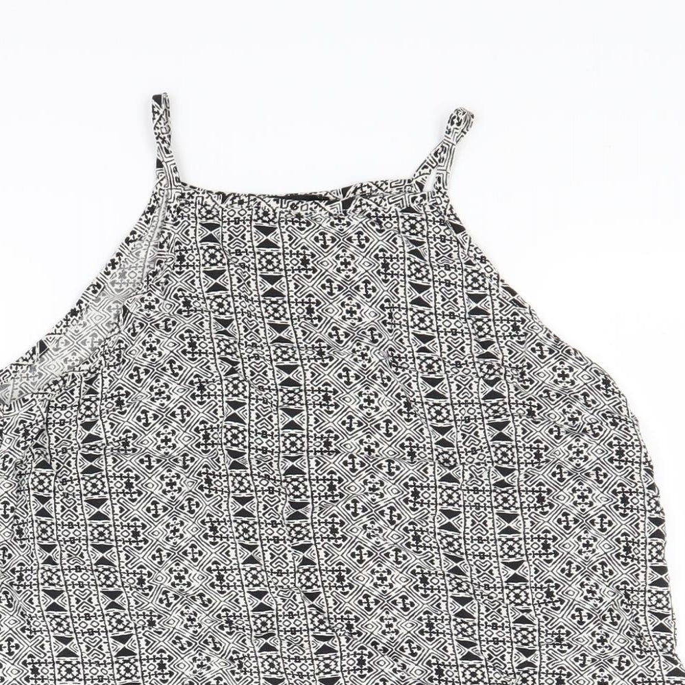 New Look Womens Grey   Basic Tank Size 8