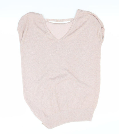Back view of Next women’s pink jumper, size UK 10