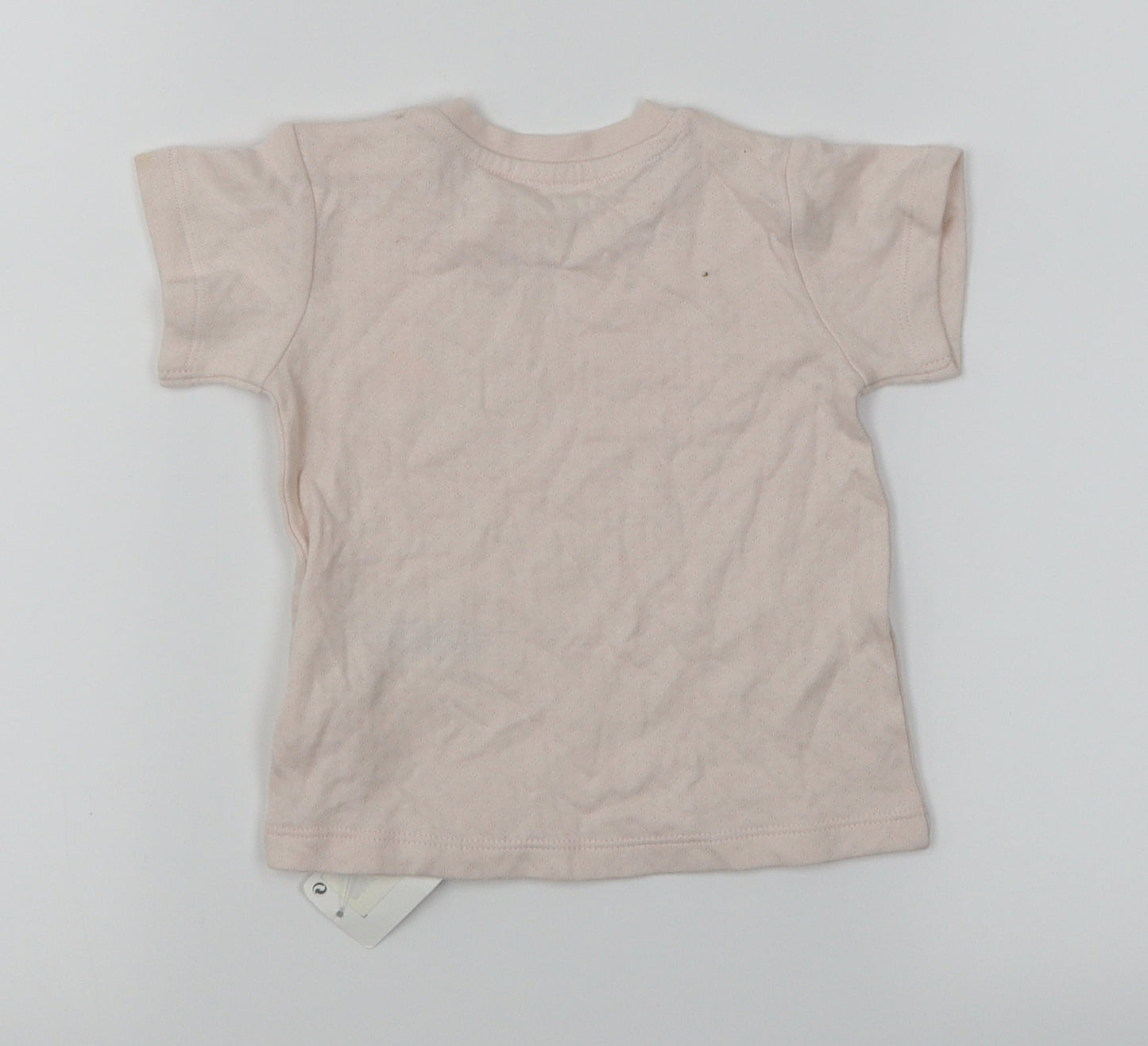 M&S Girls Pink   Basic T-Shirt Size 6-9 Months