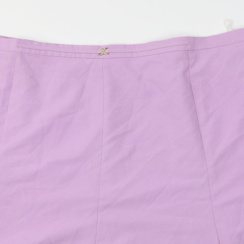 Slimma Womens Purple   A-Line Skirt Size 30