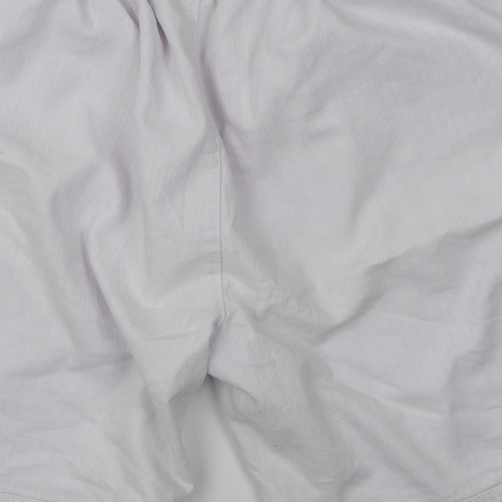 Moda Impresion Womens White   Cargo Shorts Size 3XL