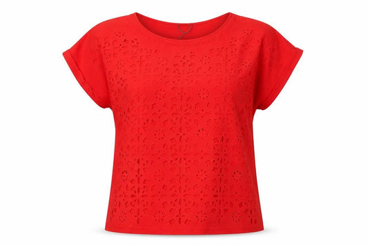 Klass Womens Red   Basic Blouse Size L