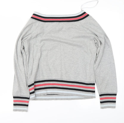 Back view of George women’s grey jumper, size UK 12