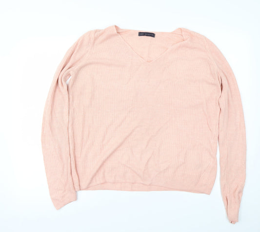 Marks and Spencer Womens Pink   Pullover Jumper Size 14
