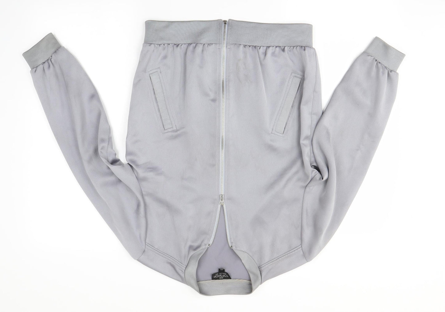 Topshop Womens Grey   Jacket  Size 8