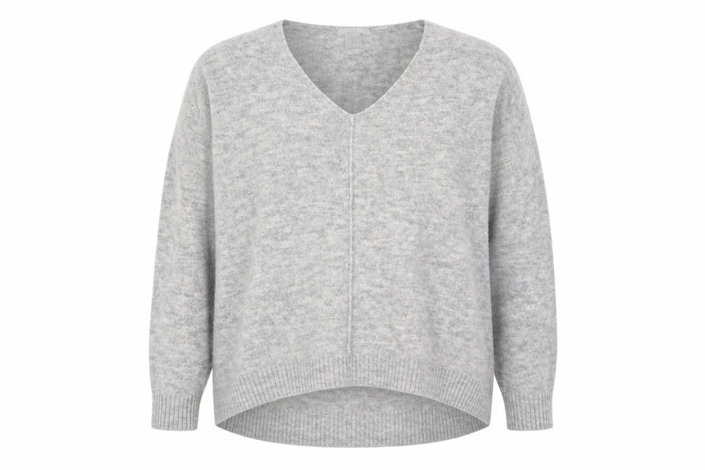 H&M Womens Grey  Knit Pullover Jumper Size S