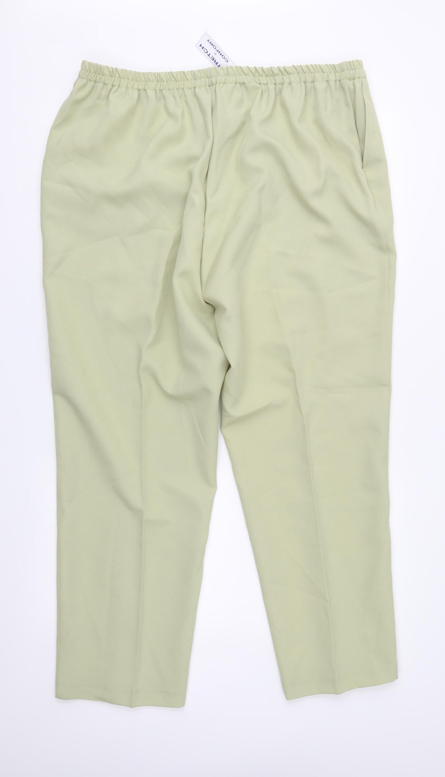 Afibel Womens Green   Trousers  Size 20 in L28 in