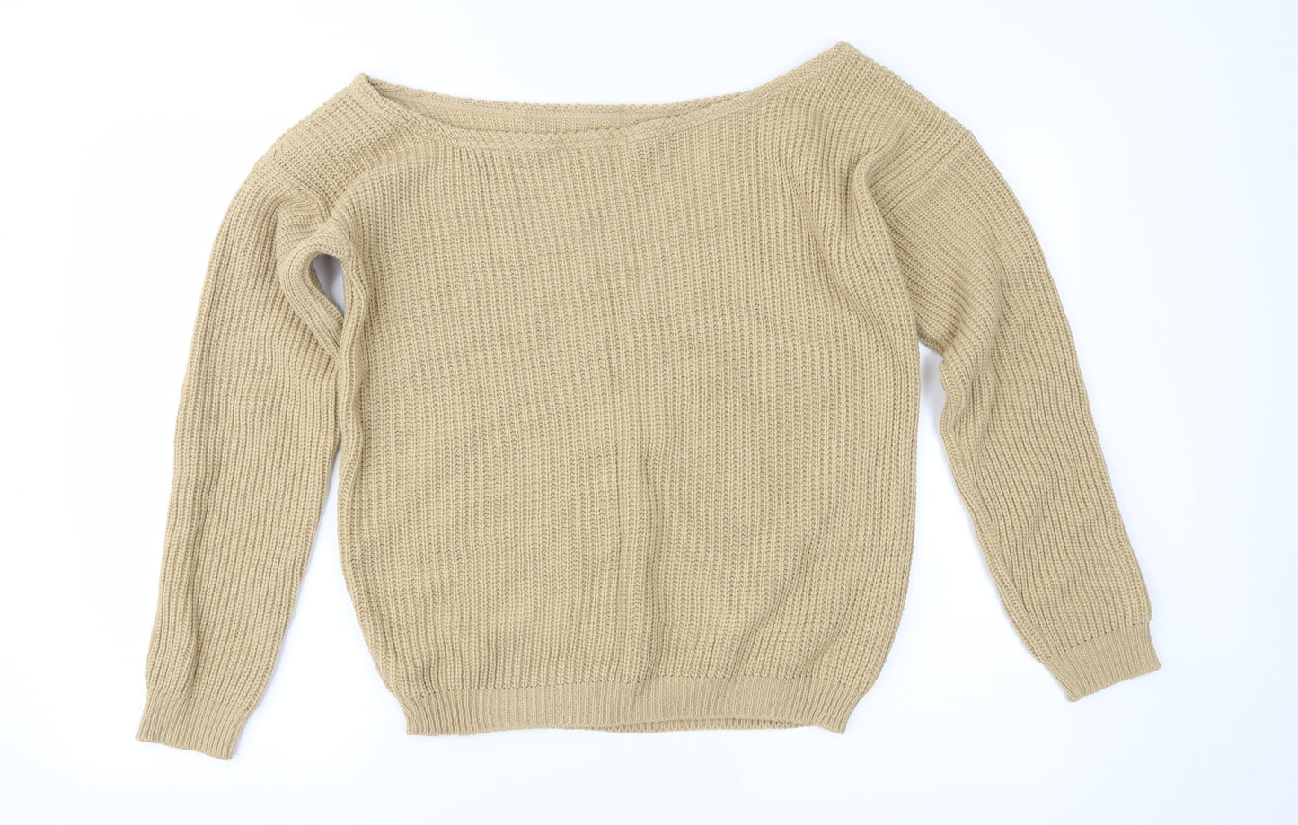 I SAW IT FIRST Womens Brown  Knit Pullover Jumper Size M