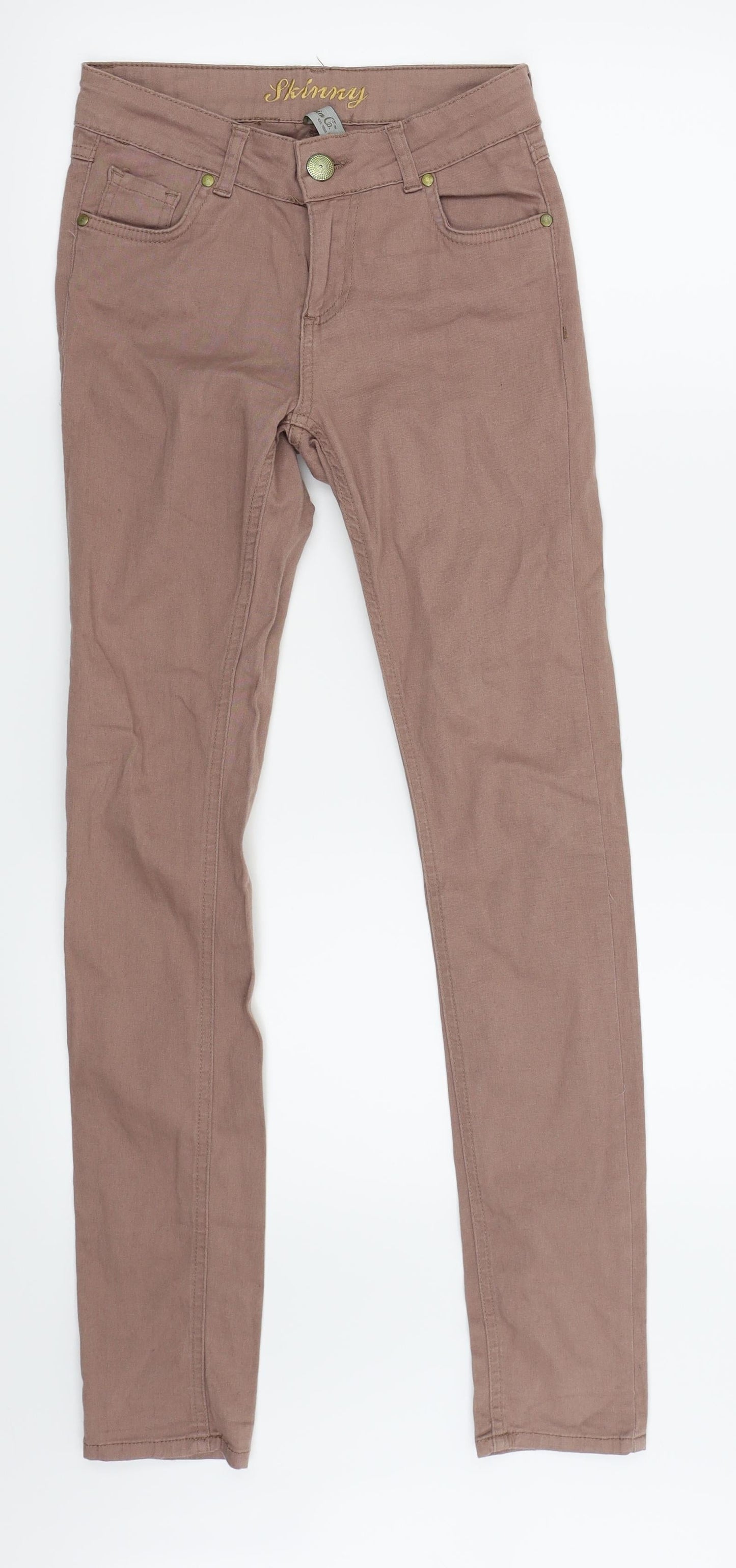 Denim and co Womens Pink   Skinny Jeans Size 6 L28.5 in