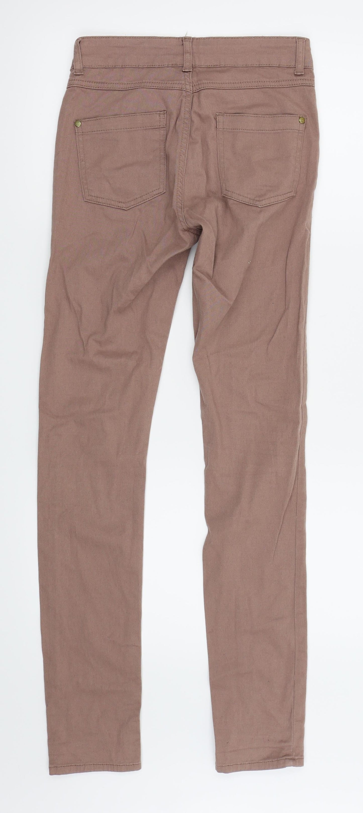 Denim and co Womens Pink   Skinny Jeans Size 6 L28.5 in