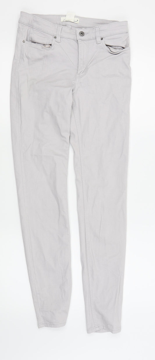 L.O.G.G Womens Grey   Skinny Jeans Size 8 L27 in