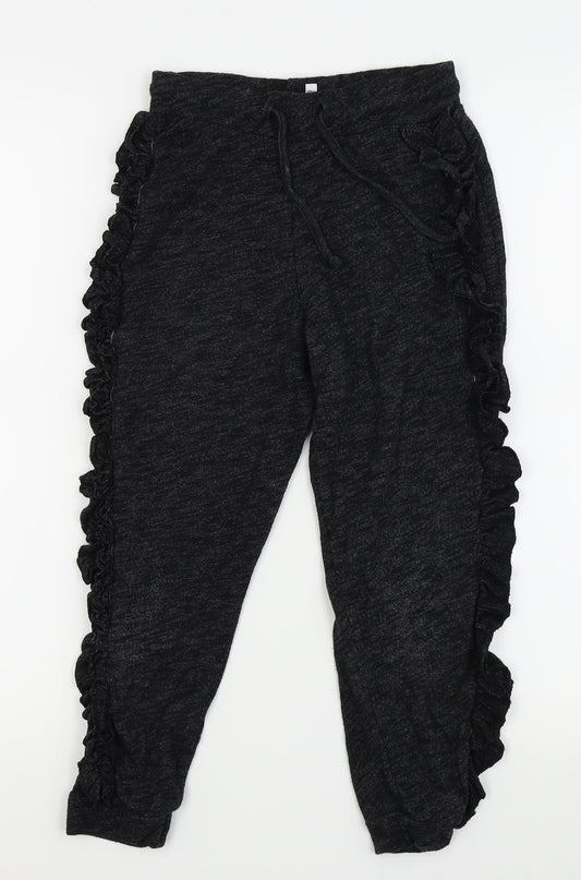 outfit kids Girls Black   Jogger Trousers Size 9 Years