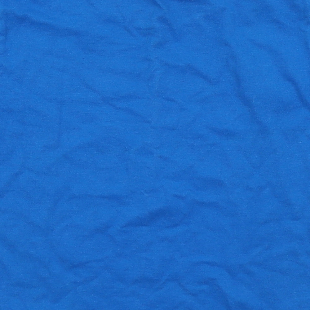 smiling Boys Blue   Basic T-Shirt Size 4 Years
