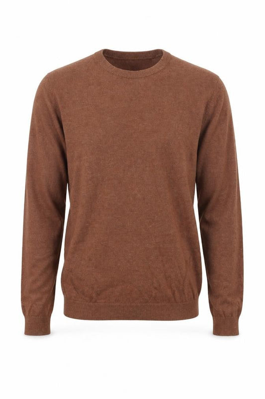 Front view of Topman men’s brown jumper, size XS