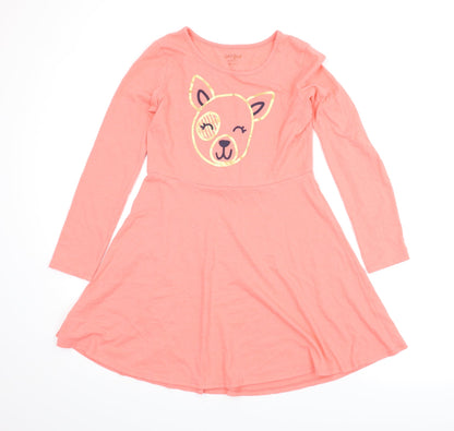 Preloved Cat & Jack Womens Pink   A-Line  Size 10 - Front