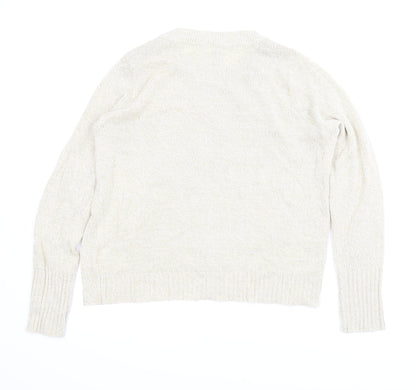 Back view of Divided women’s beige jumper, size M