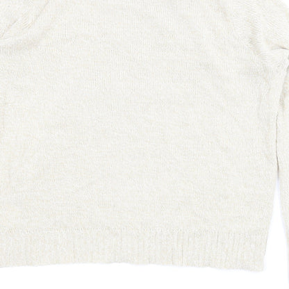 Brand and care label for Divided women’s beige jumper, size M