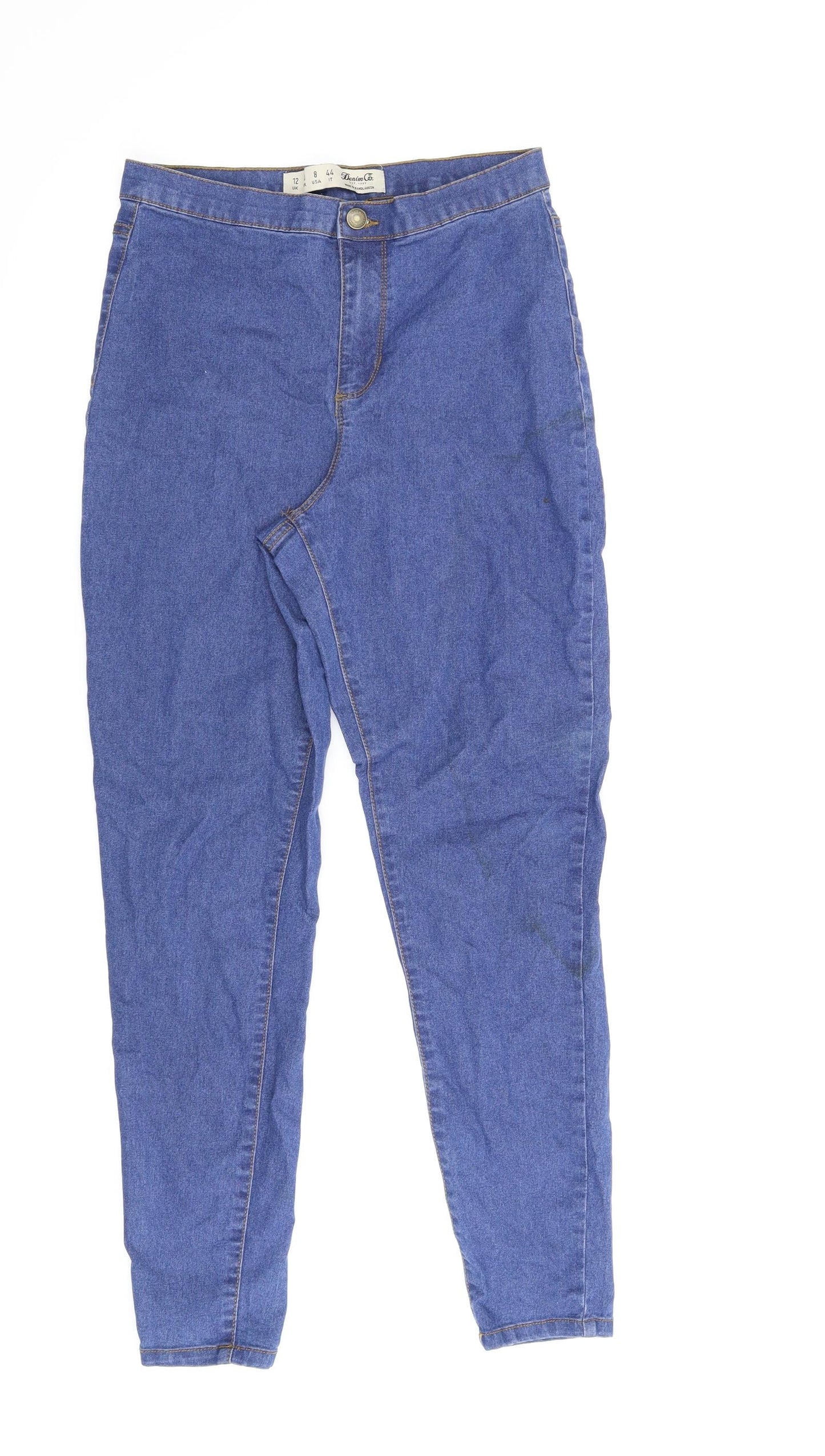 Denim Co Womens Blue  Denim Skinny Jeans Size 12 L27 in
