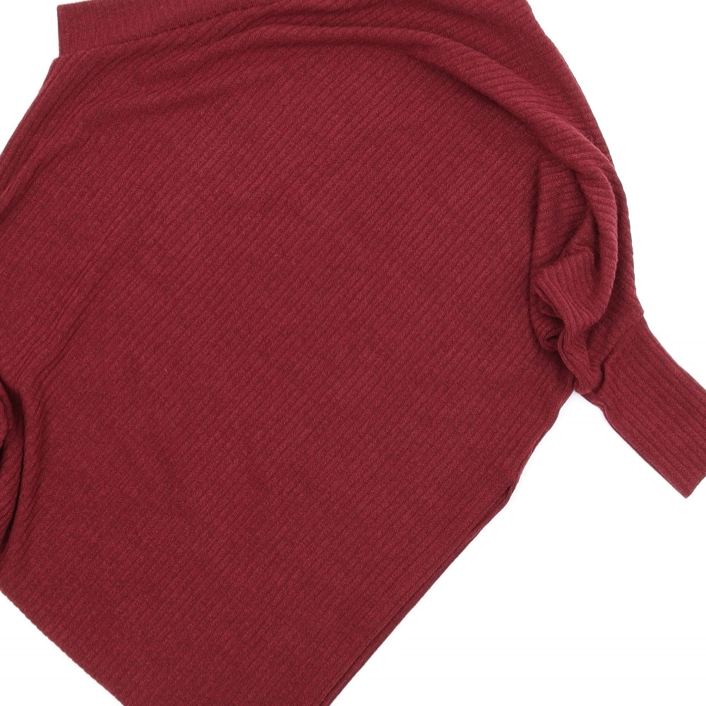 SheIn Womens Purple   Pullover Jumper Size S