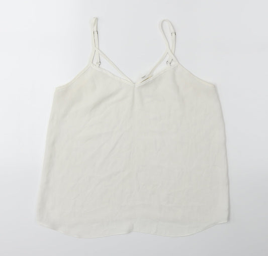 River Island Womens White   Basic Blouse Size 8