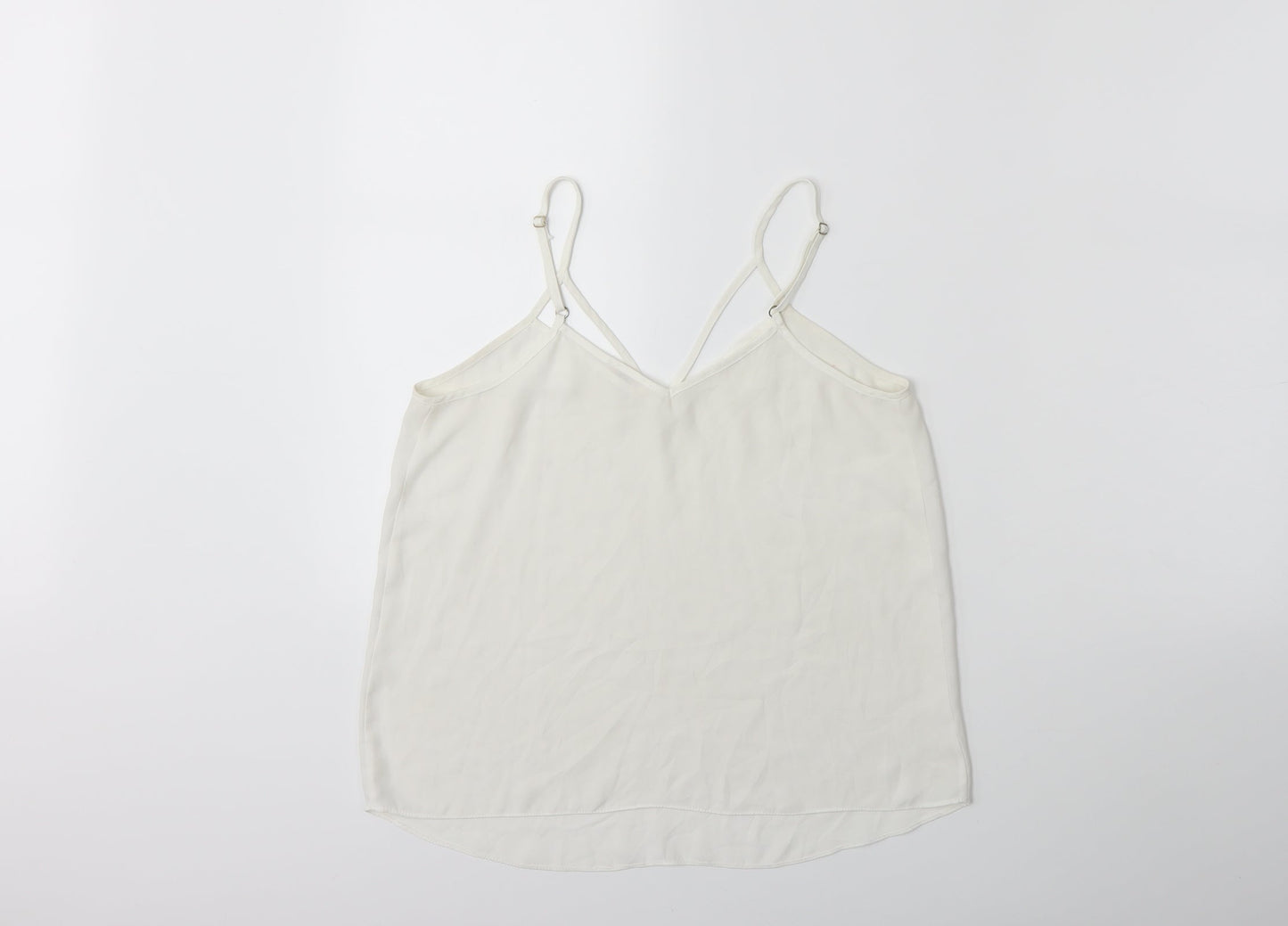 River Island Womens White   Basic Blouse Size 8