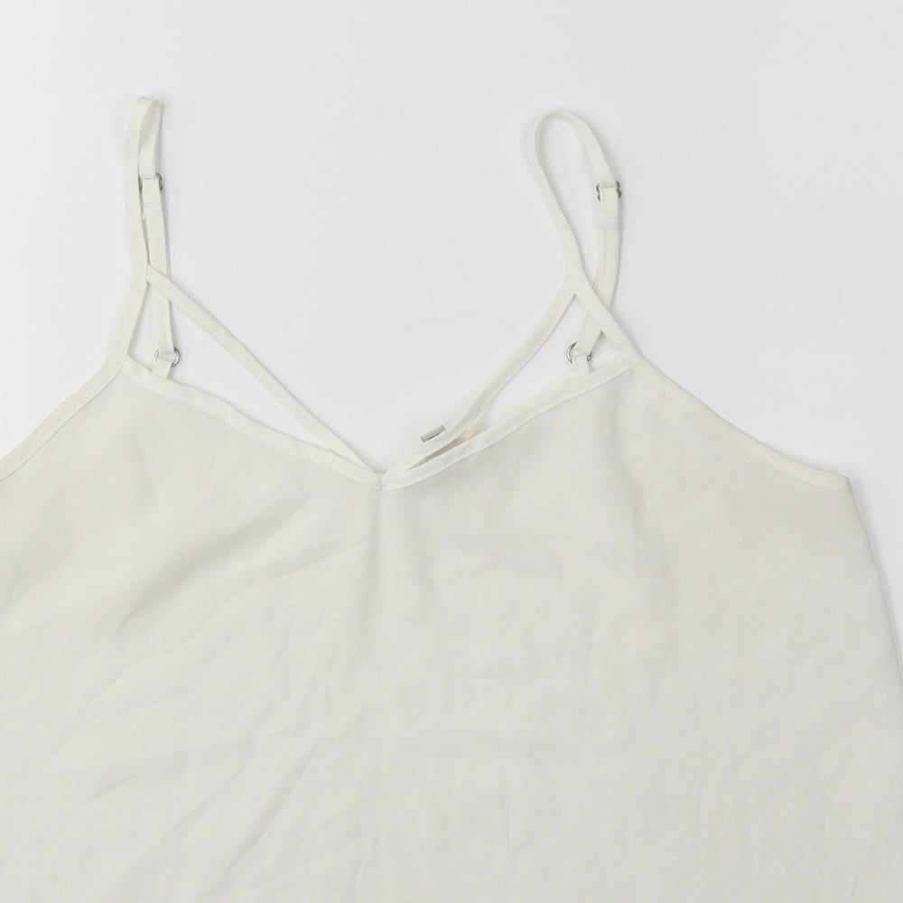 River Island Womens White   Basic Blouse Size 8