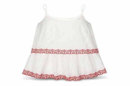 Front view of Atmosphere women’s white basic blouse, size UK 6