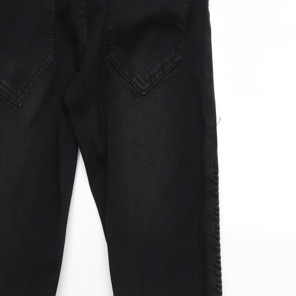 Boohoo Mens Black  Denim Skinny Jeans Size 30 in L31 in