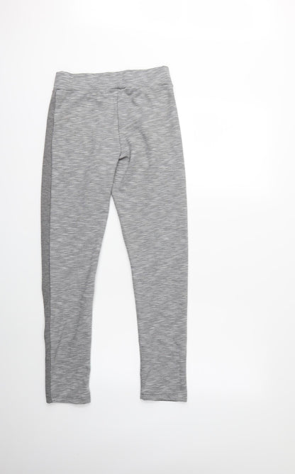 Back view of Schocolet women’s gold sweatpants, size M, 28-inch leg