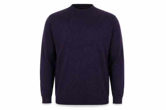 Front view of Burton men’s purple knit jumper, size XL