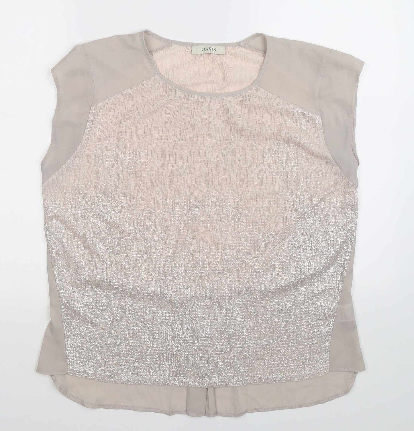 Oasis Womens Beige   Basic Tank Size M
