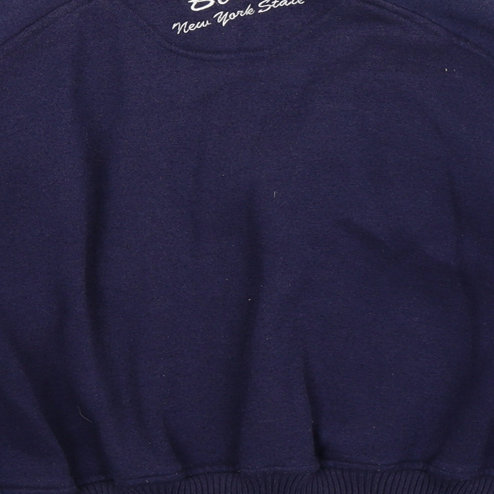 Bear USA Boys Blue  Jersey Varsity Jacket Jacket Size S
