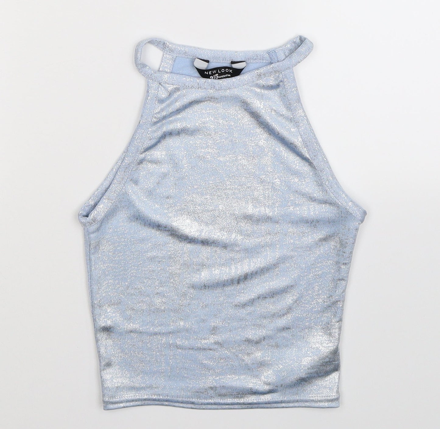 New Look Girls Silver   Basic Tank Size 9 Years