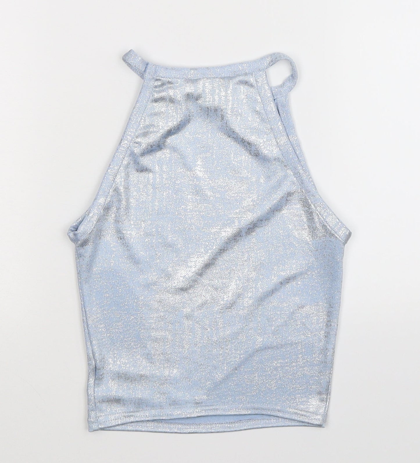 New Look Girls Silver   Basic Tank Size 9 Years