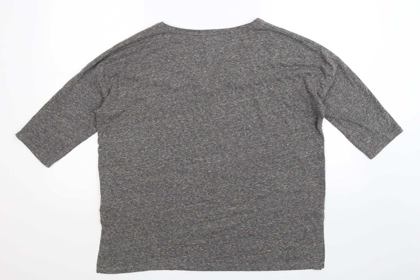 New Look Womens Grey   Basic T-Shirt Size S  - Oversized