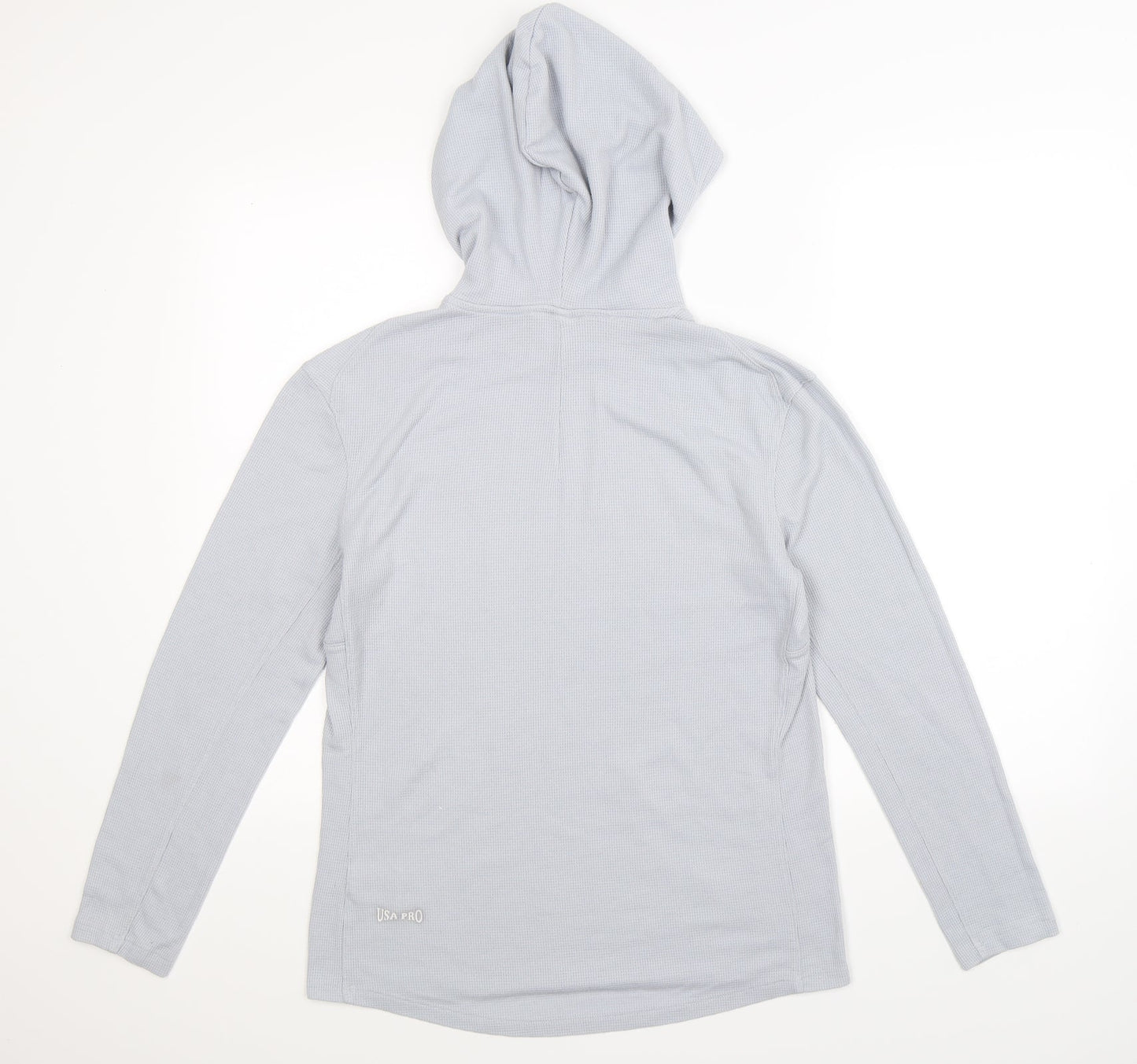 USA Pro Womens Grey  Knit Pullover Hoodie Size 8