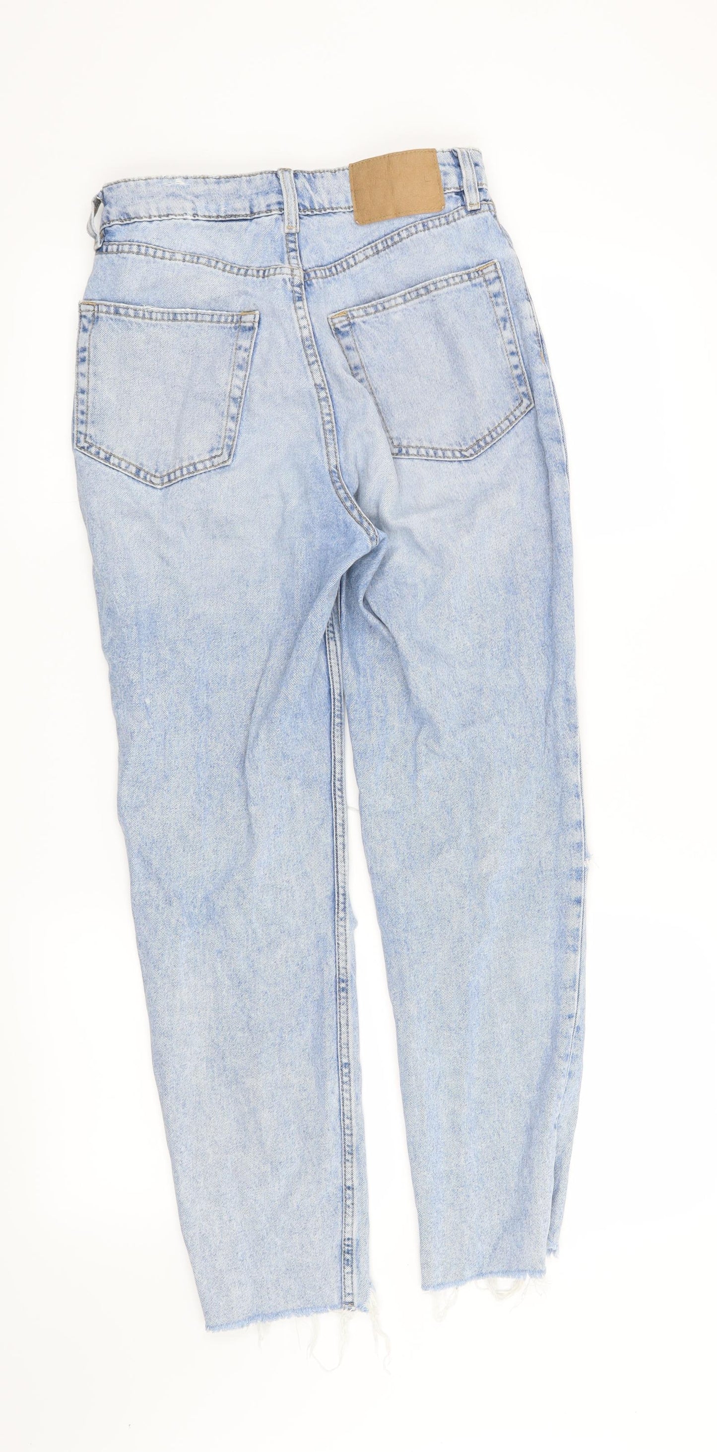H&M Womens Blue   Straight Jeans Size 6 L27 in
