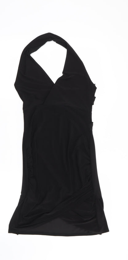 Additional front view of Missguided women’s black bodycon, size UK 10