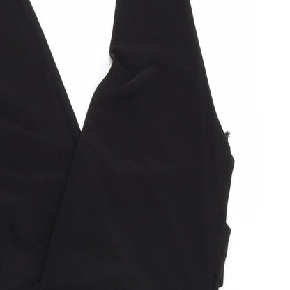 Close-up detail of Missguided women’s black bodycon, size UK 10