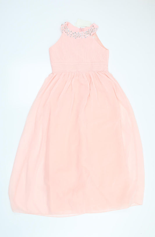 Preworn Womens Pink   Fit & Flare  Size 10