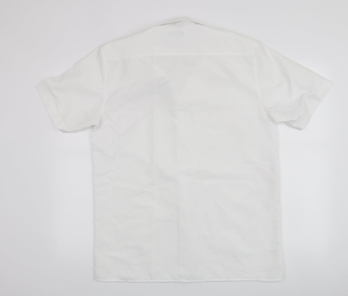 Etcetera Mens White    Button-Up Size M